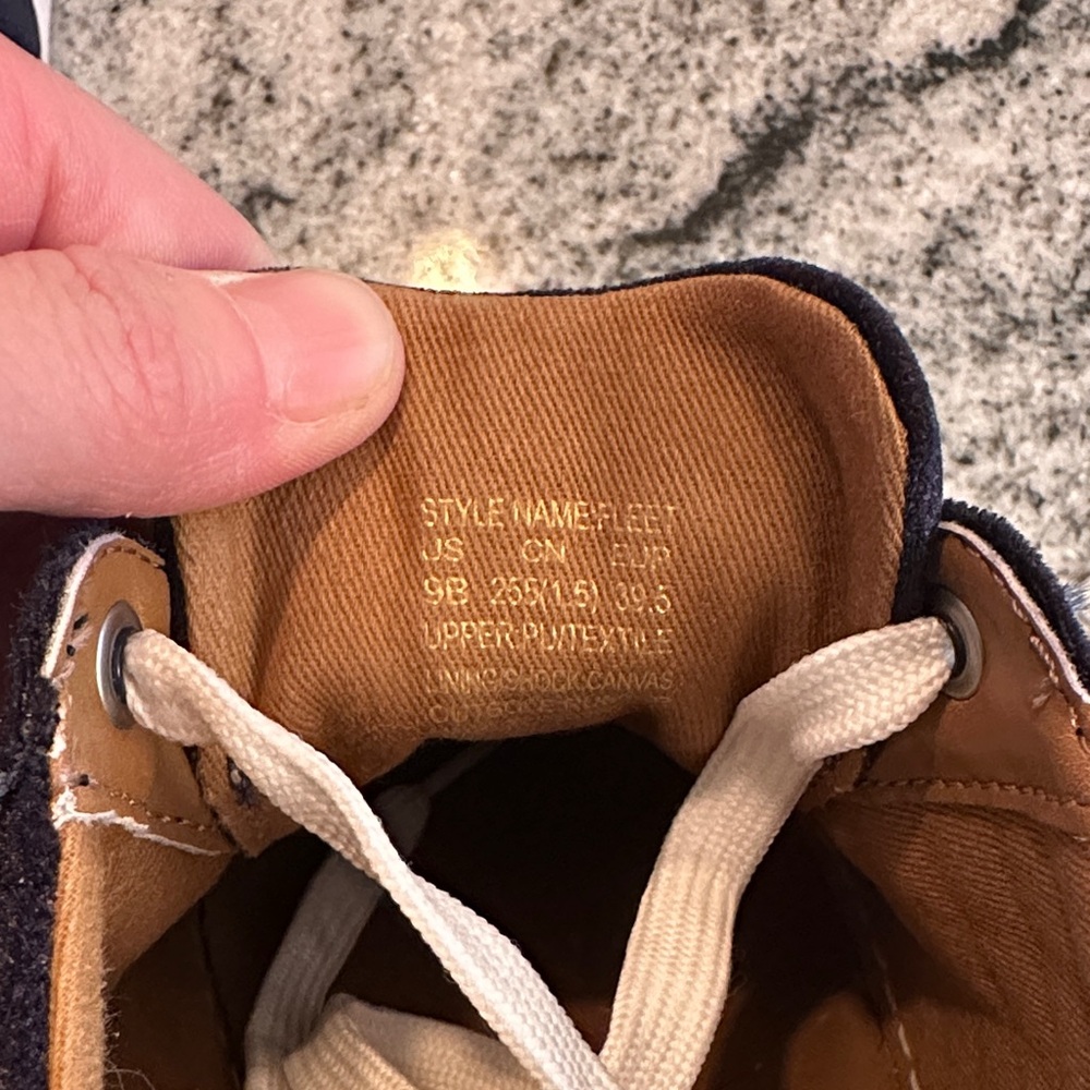 Kate Spade Dark Blue Quilted Sneakers - Picture 8 of 9
